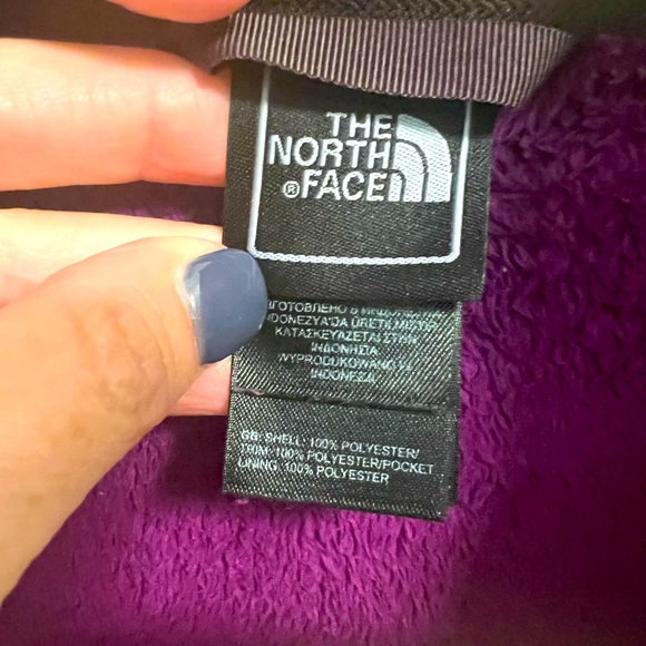 North Face Purple Fleece Jacket. Have lots of life left. :) - Picture 6 of 6